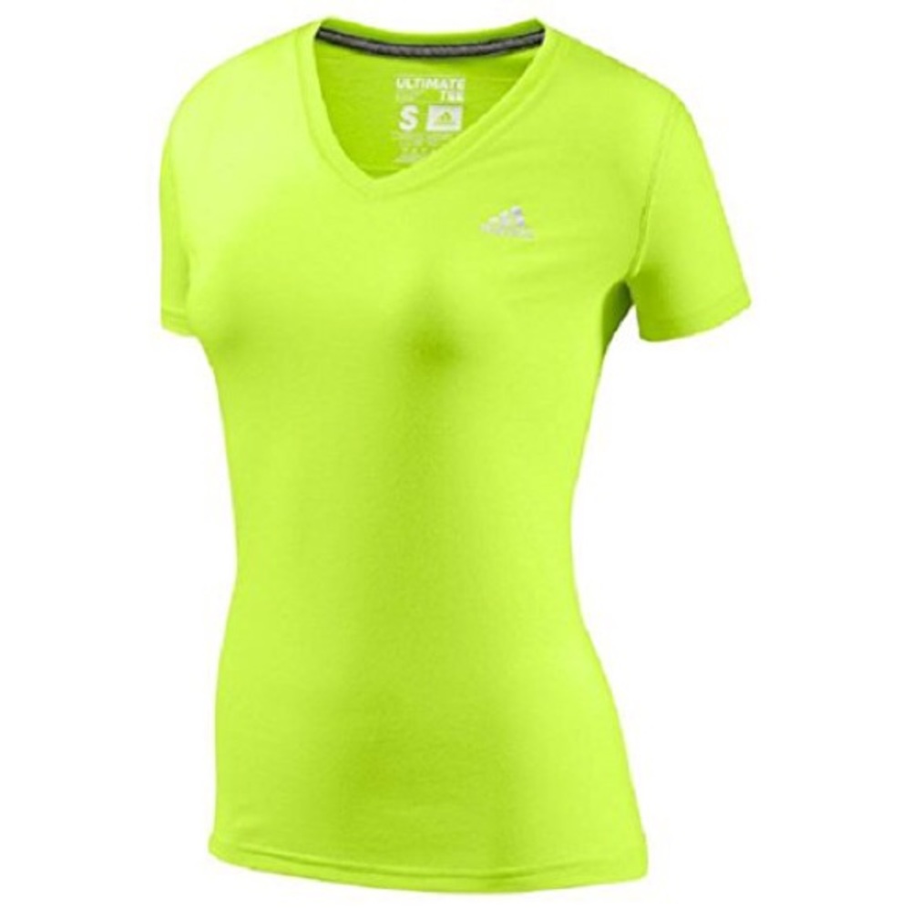 Adidas Ultimate Tee Climalite neon green